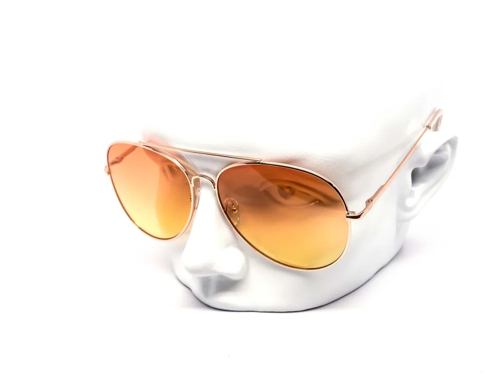 12-Pack Oversized Round Aviator Assorted Sunglasses