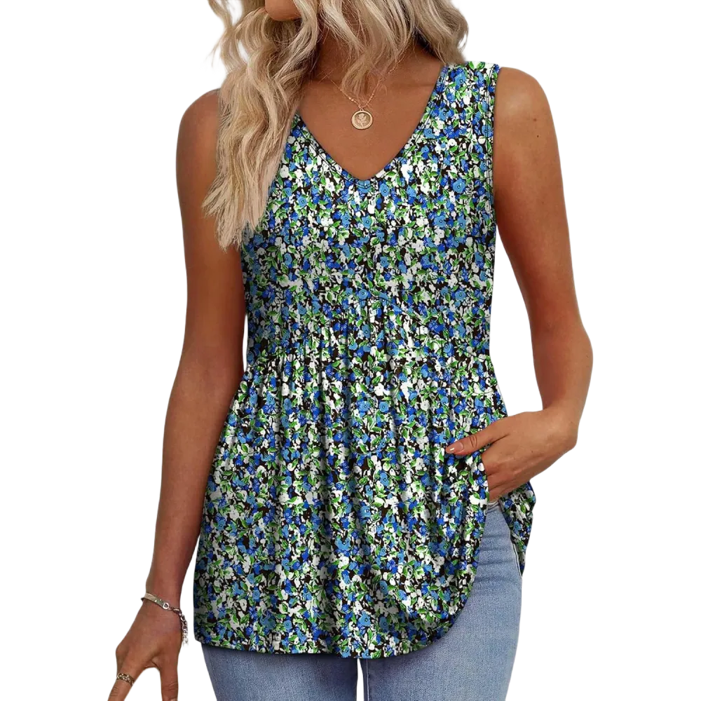 Women's V Neck Tank Tops