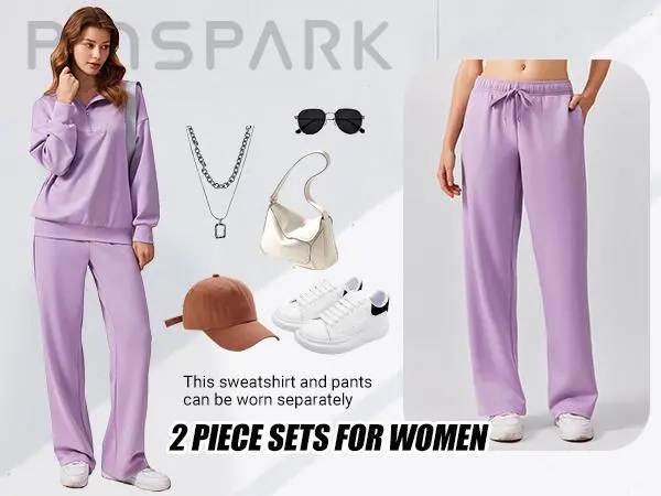 Women's 2-Piece Travel Set – Half-Zip Pullover & Joggers | Fall 2025