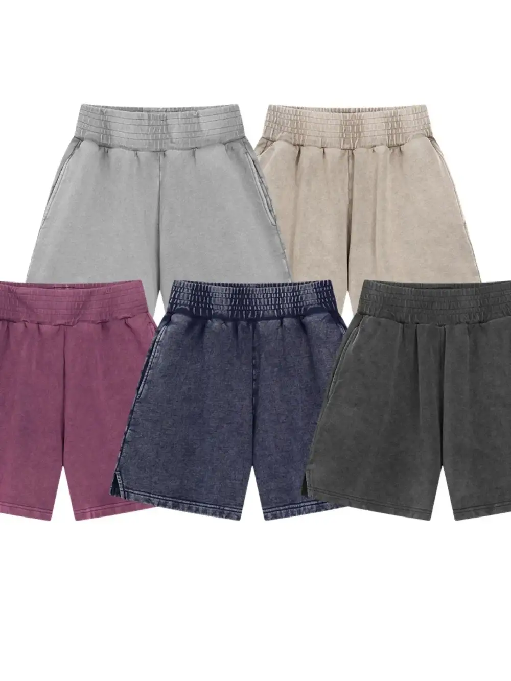 Weekend Cotton Blend Easy Waist Casual Shorts