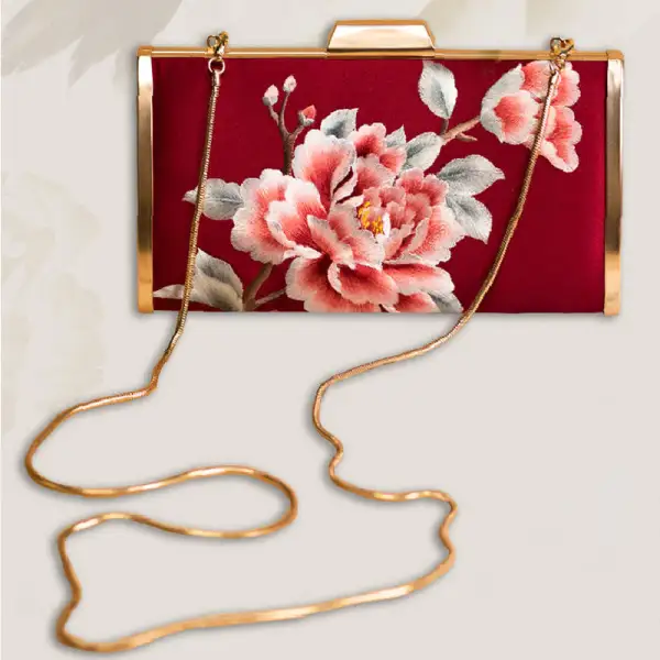 Carnation Peony Bag