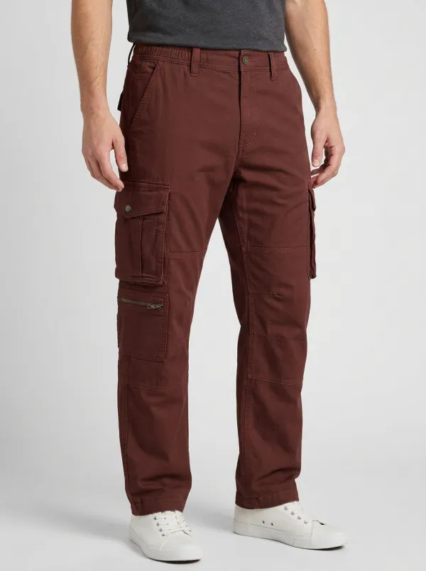 Men's Olive Green Multi-Pocket Tactical Cargo Pants