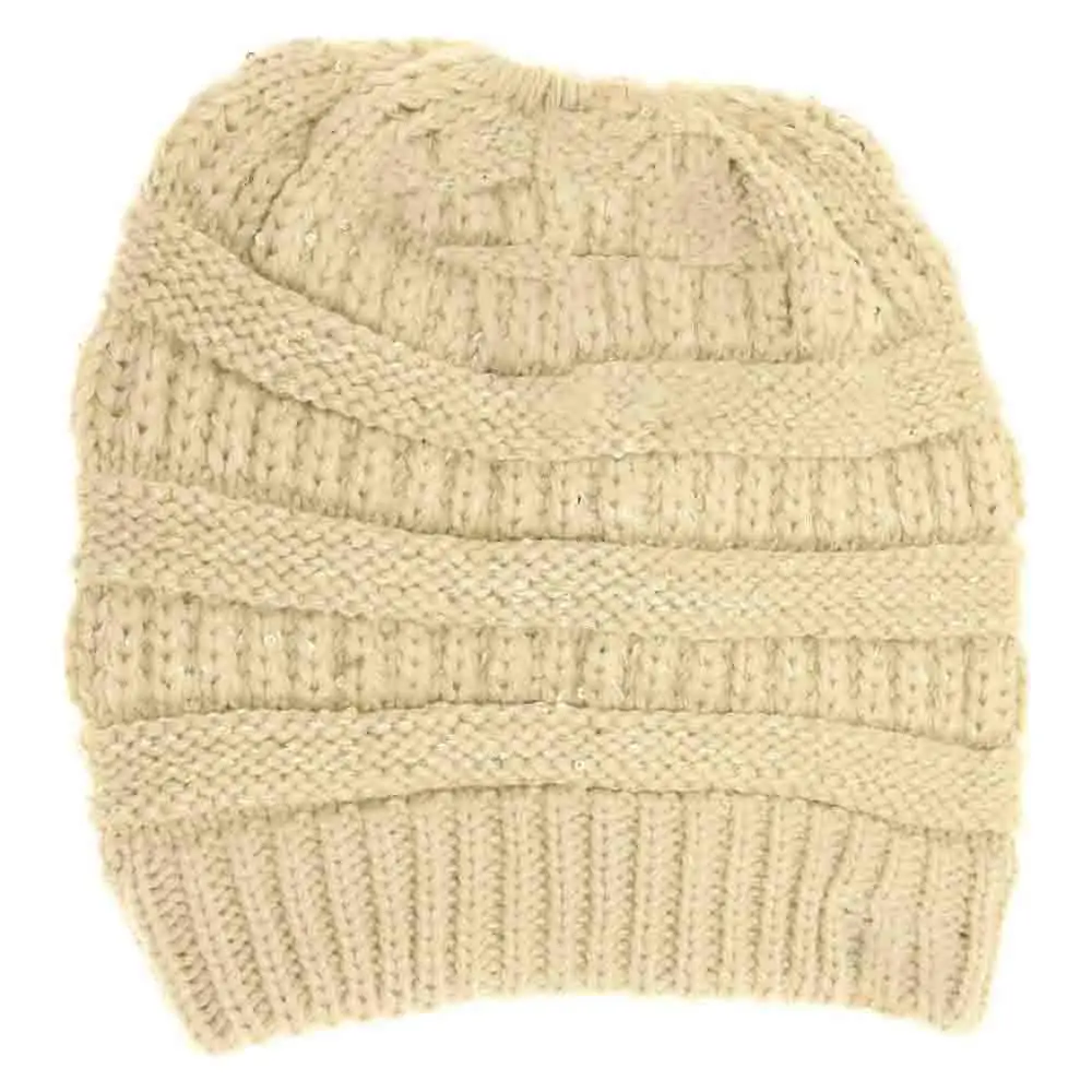 Sequin Tail Beanie