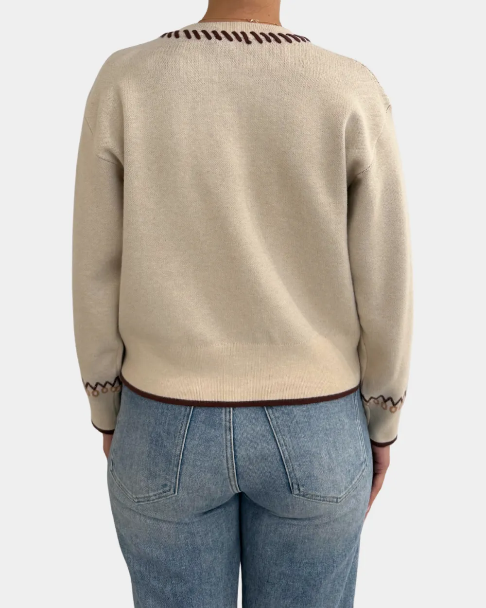 Western Intarsia Cardigan