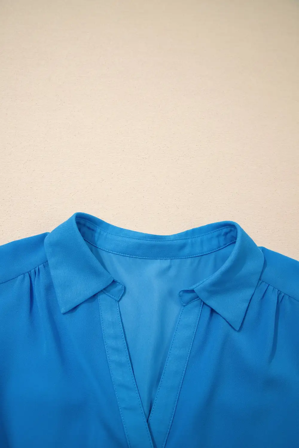 Half Button Sleeveless Collared Shirt Dress
