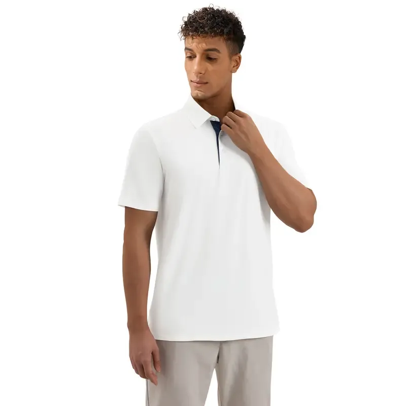 Men’s Polo Shirts – Soft Breathable Cotton Blend, Comfortable Short Sleeve Casual Fit, Classic Collared T-Shirts for Work, Golf, Travel & Everyday Wear