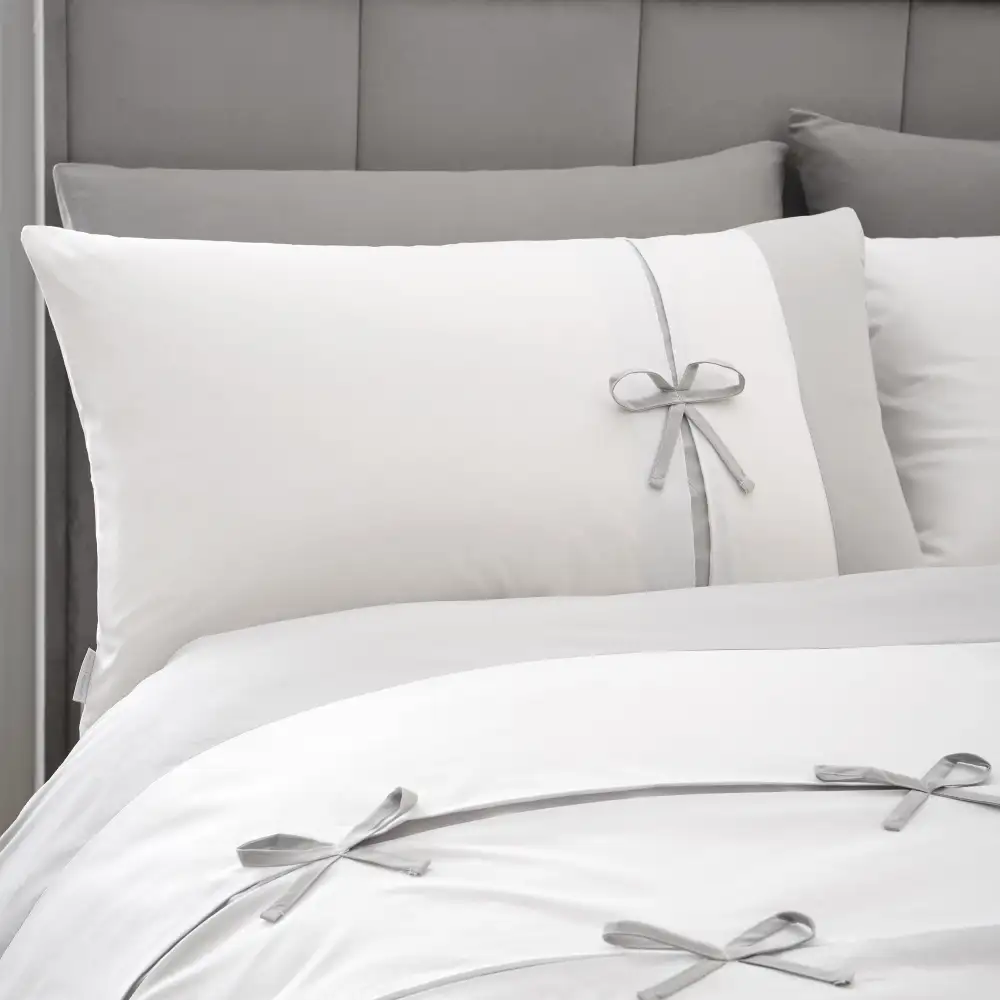 Refined Bedroom Printed Linen Duvet Cover Set