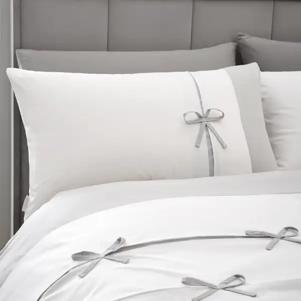 Refined Bedroom Printed Linen Duvet Cover Set