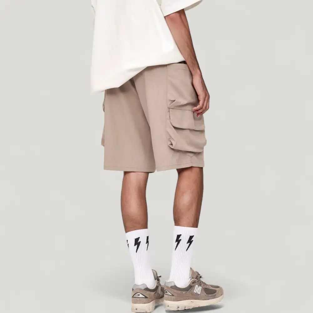 Drawstring Side-Pocket Men's Athletic Shorts