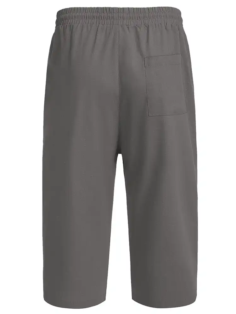 Casual Linen Beach Yoga Shorts