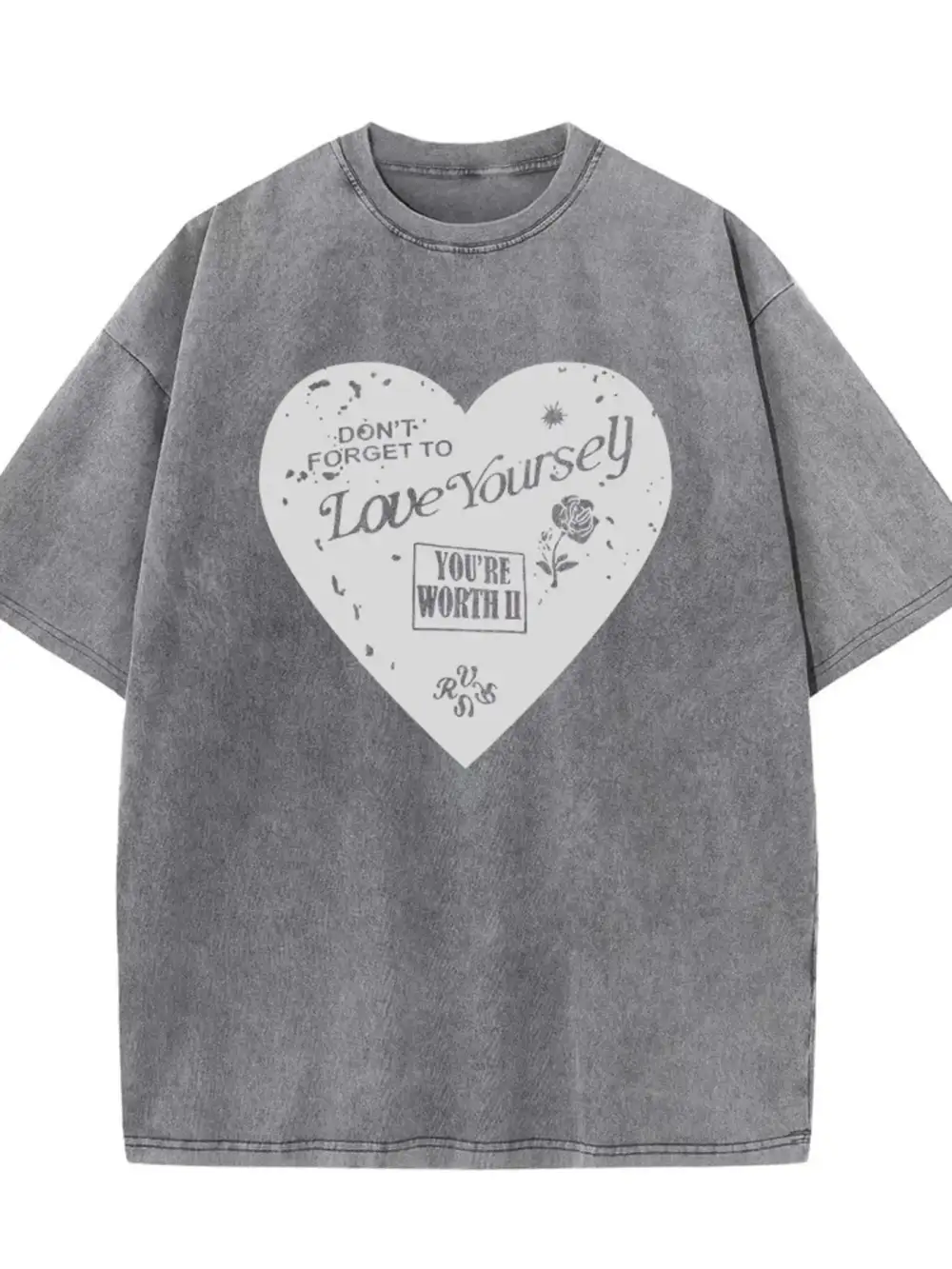 Easy-Wear Round-Neck Short-Sleeve T-Shirt