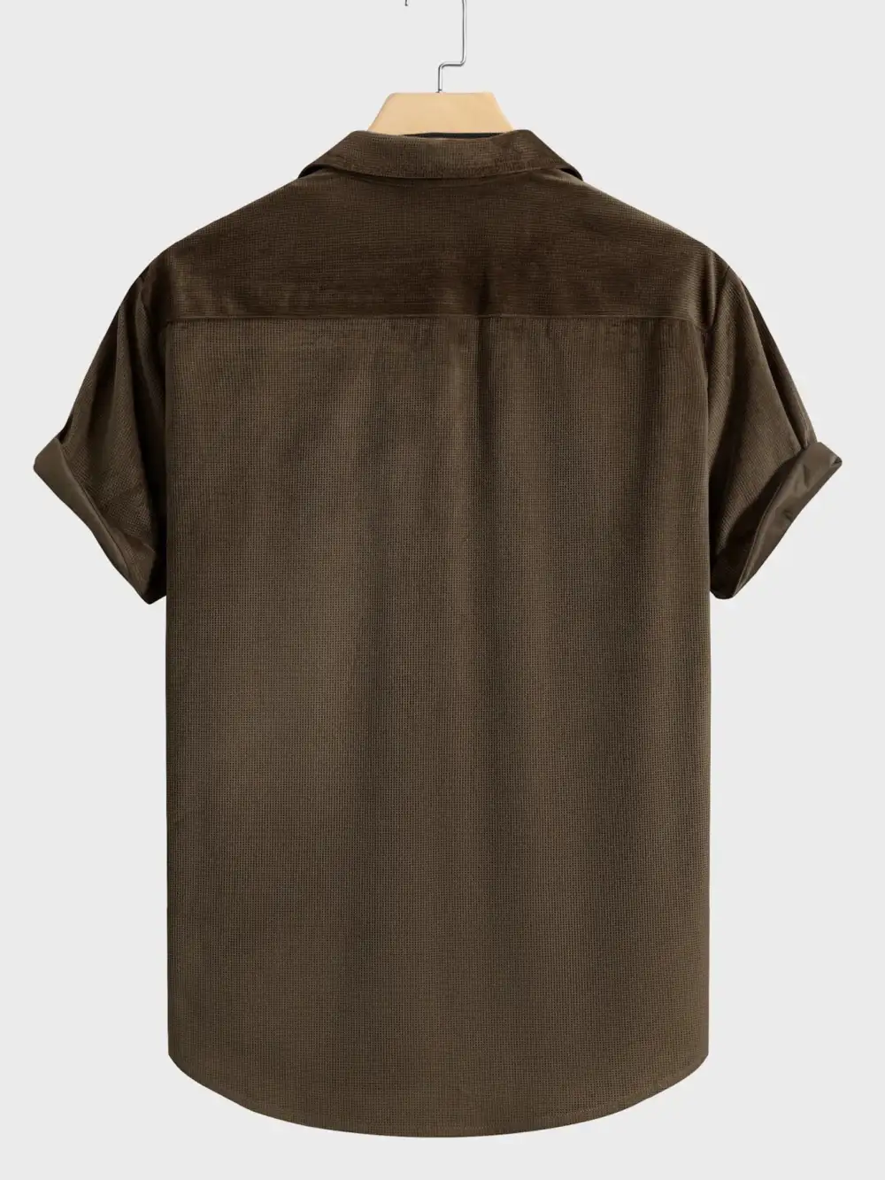 Easy-Wear Short-Sleeve Button-Up Shirt