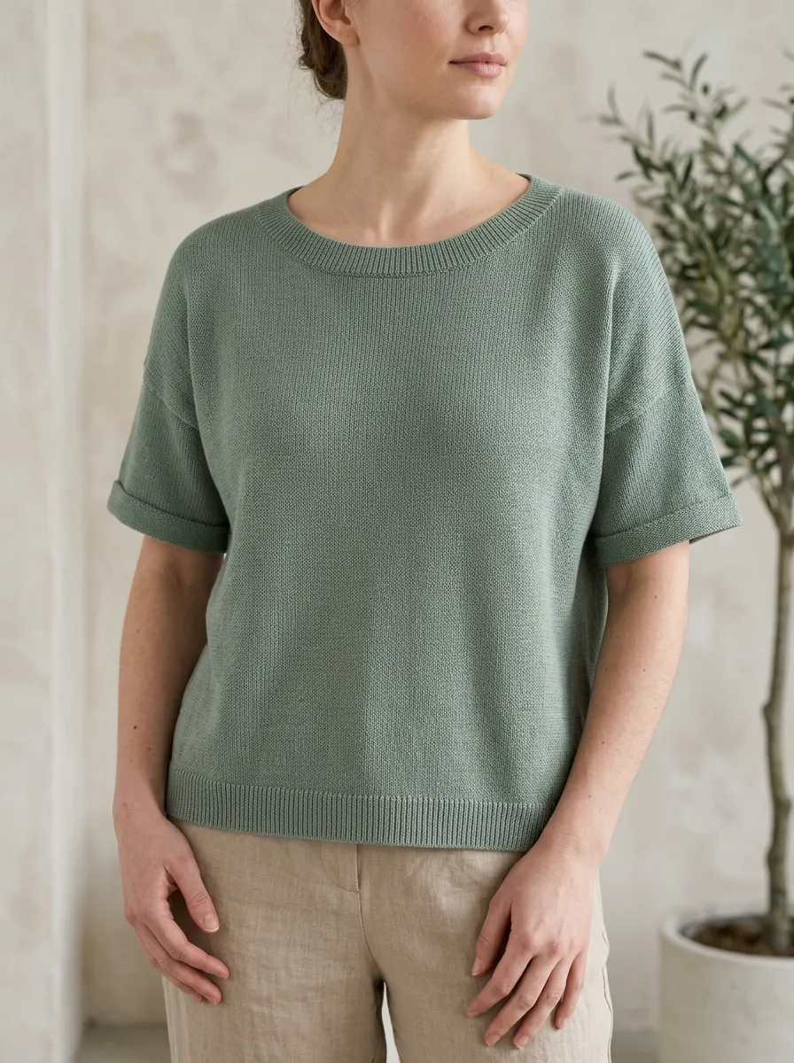 Women's Relaxed Essential Knit T-Shirt