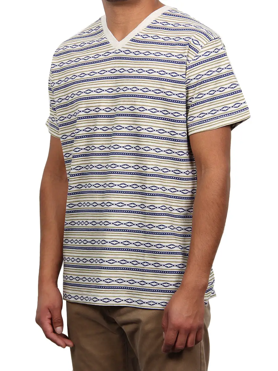 Jersey Printed Men's Button Down T-Shirt