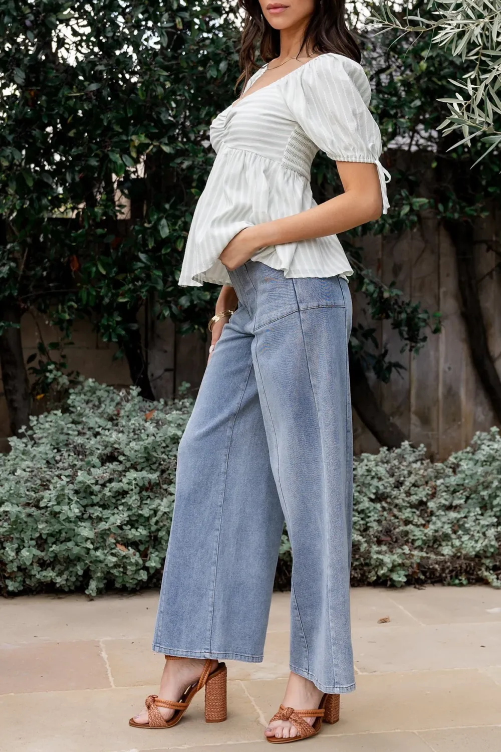 Classic Basic Retro Loose Denim Pants