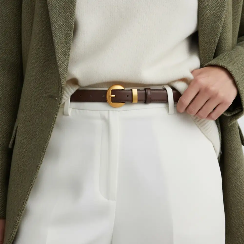 Casual Golden Buckle Belt