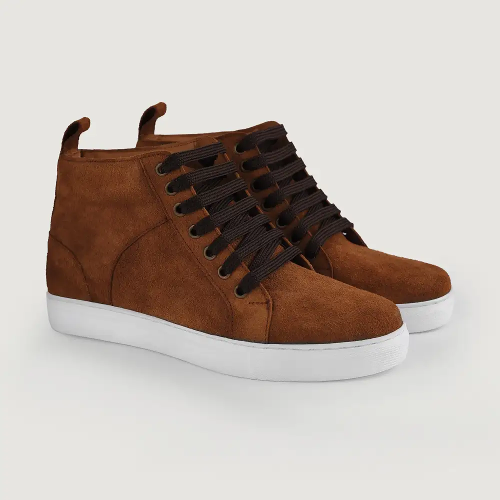 Casual Suede High Top Skate Shoes
