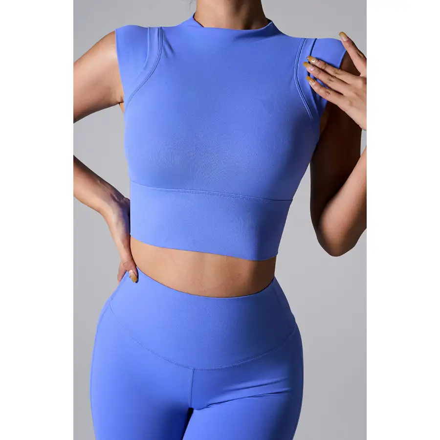 Mock Neck Active Tank