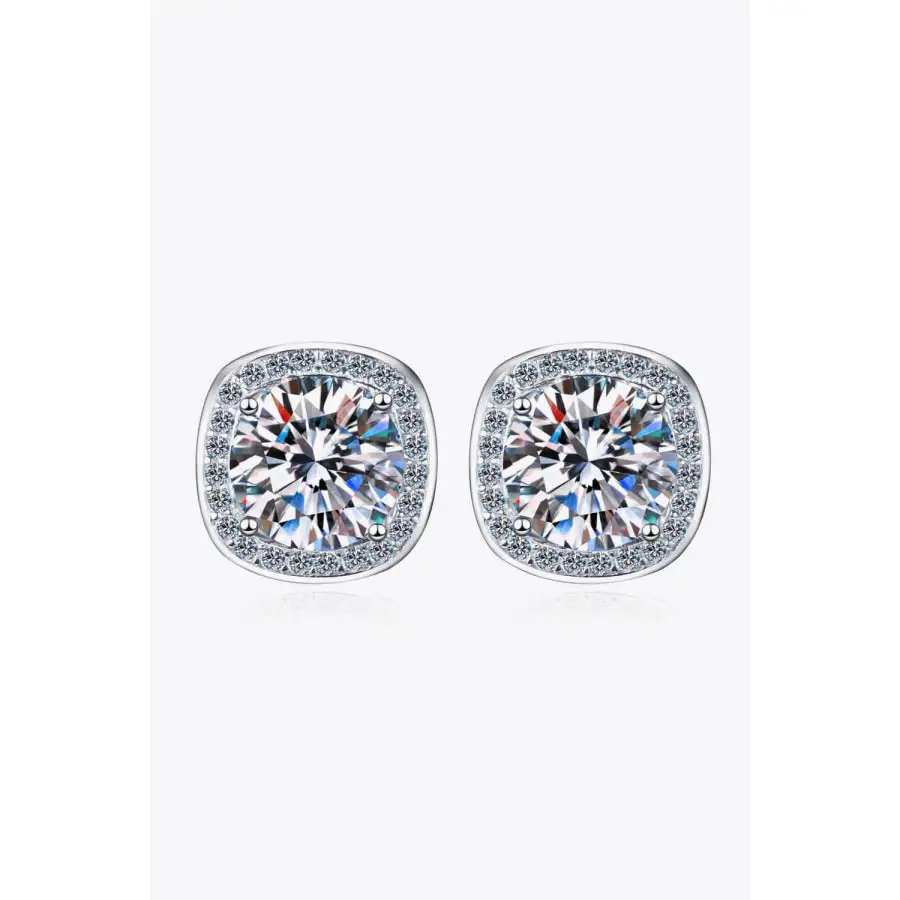 Let Me Love You Moissanite Stud Earrings