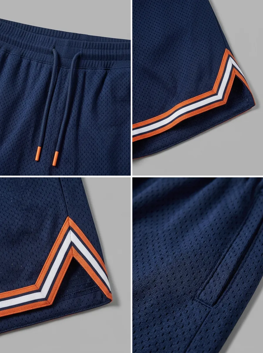 Active Striped Detail Edit Men's Basketball Shorts