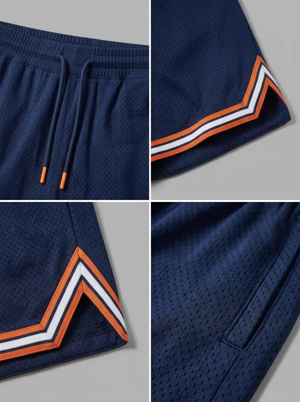 Active Striped Detail Edit Men's Basketball Shorts