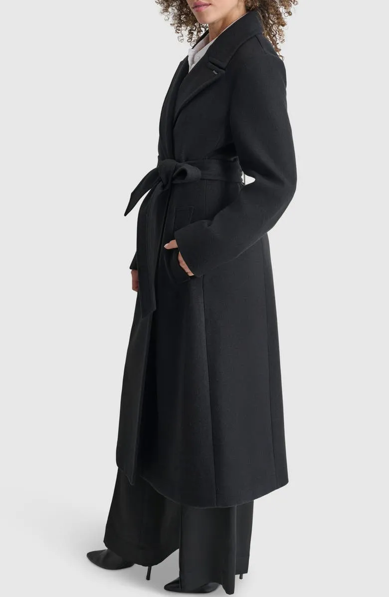 Tie Belt Long Coat
