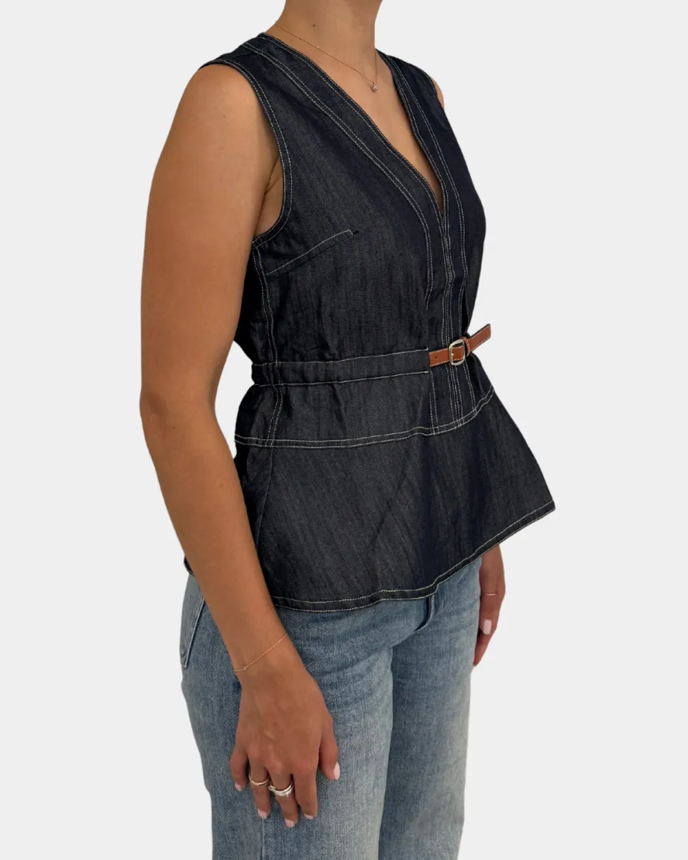 Belt Accent Top