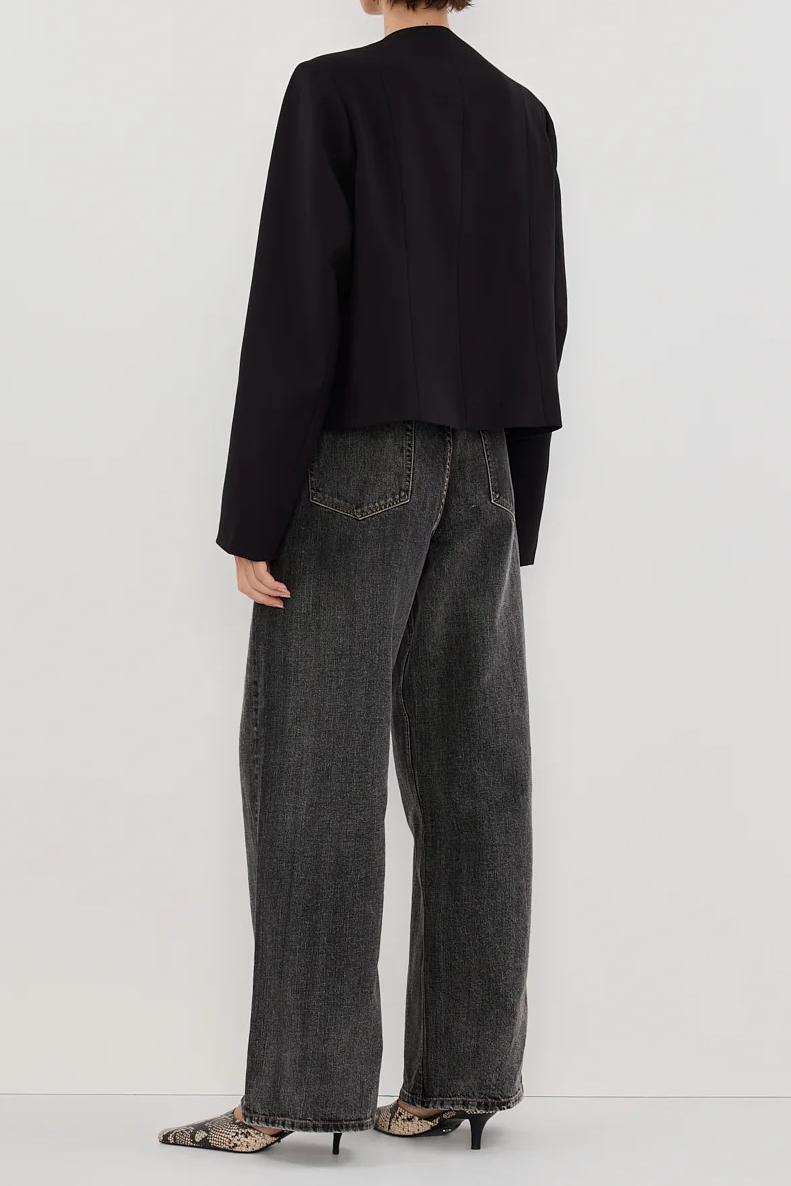 Black Cropped Blazer