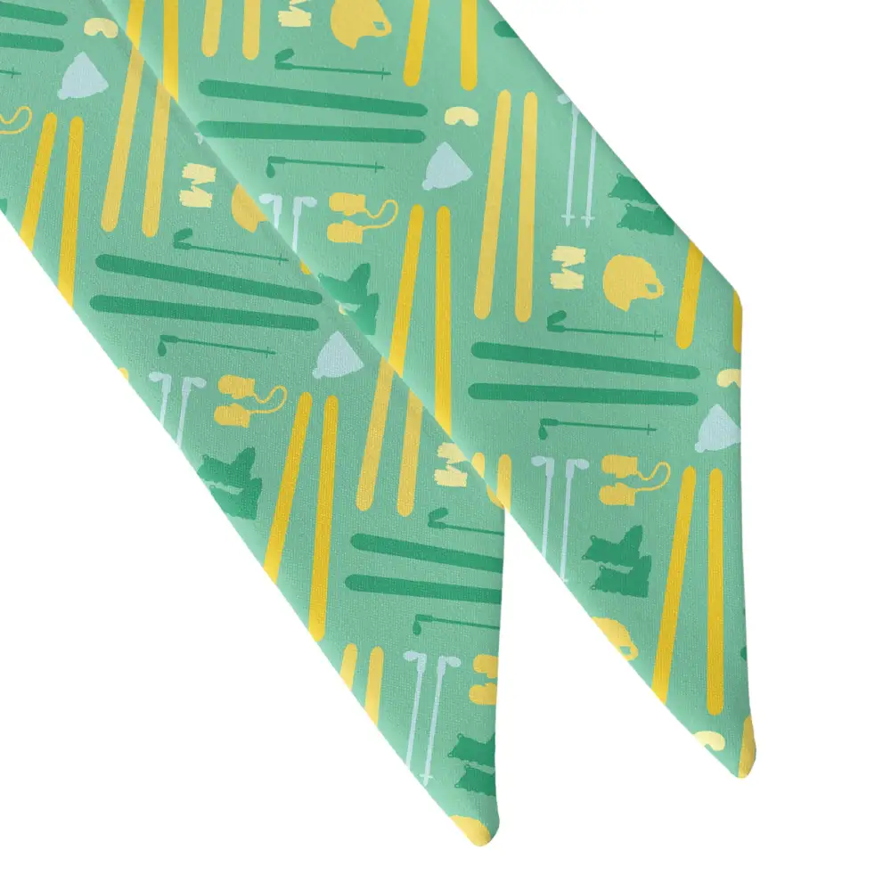 Fresh Pow Design Hair Scarf