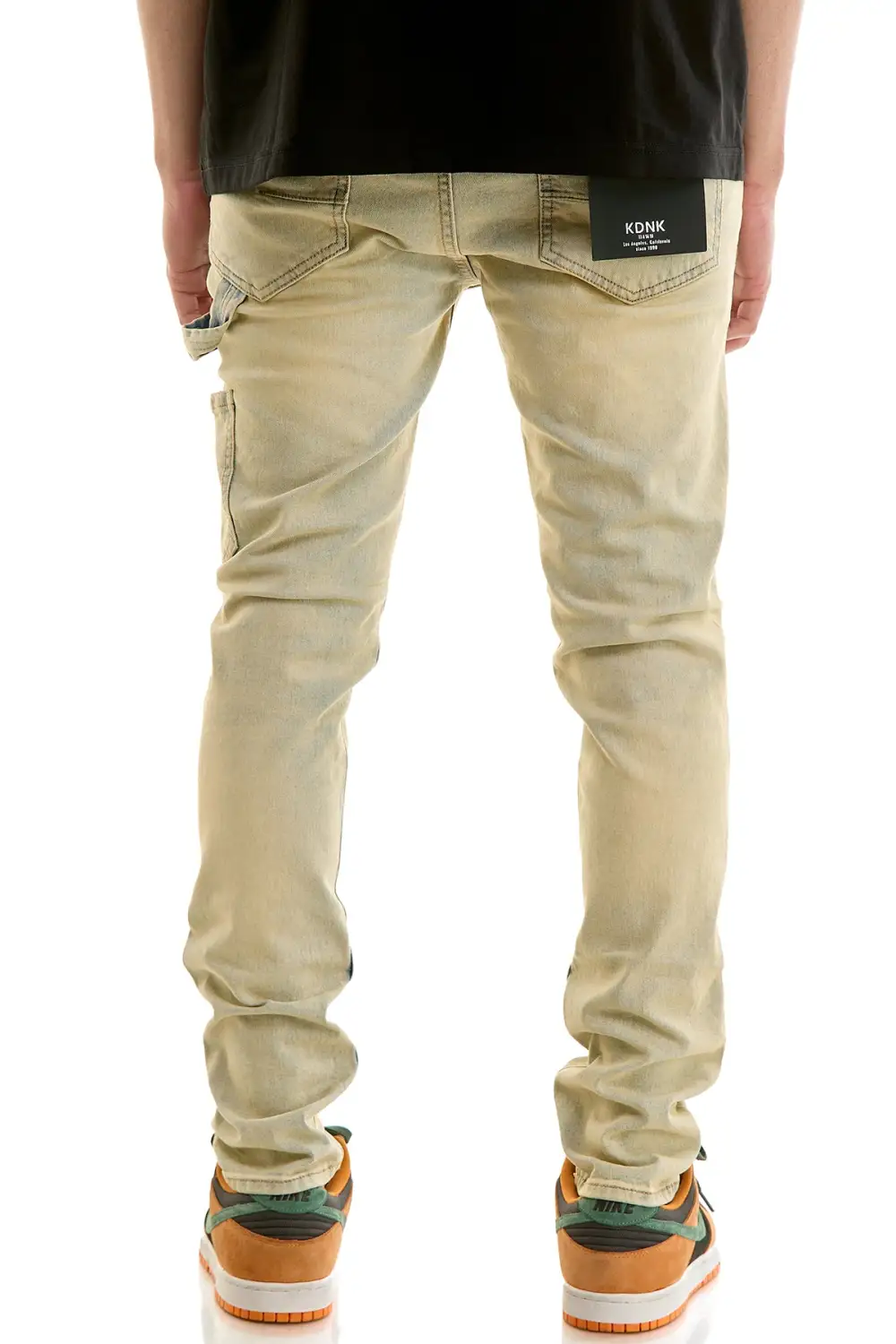 Men's Clean Skinny Stacked Distressed Jeans