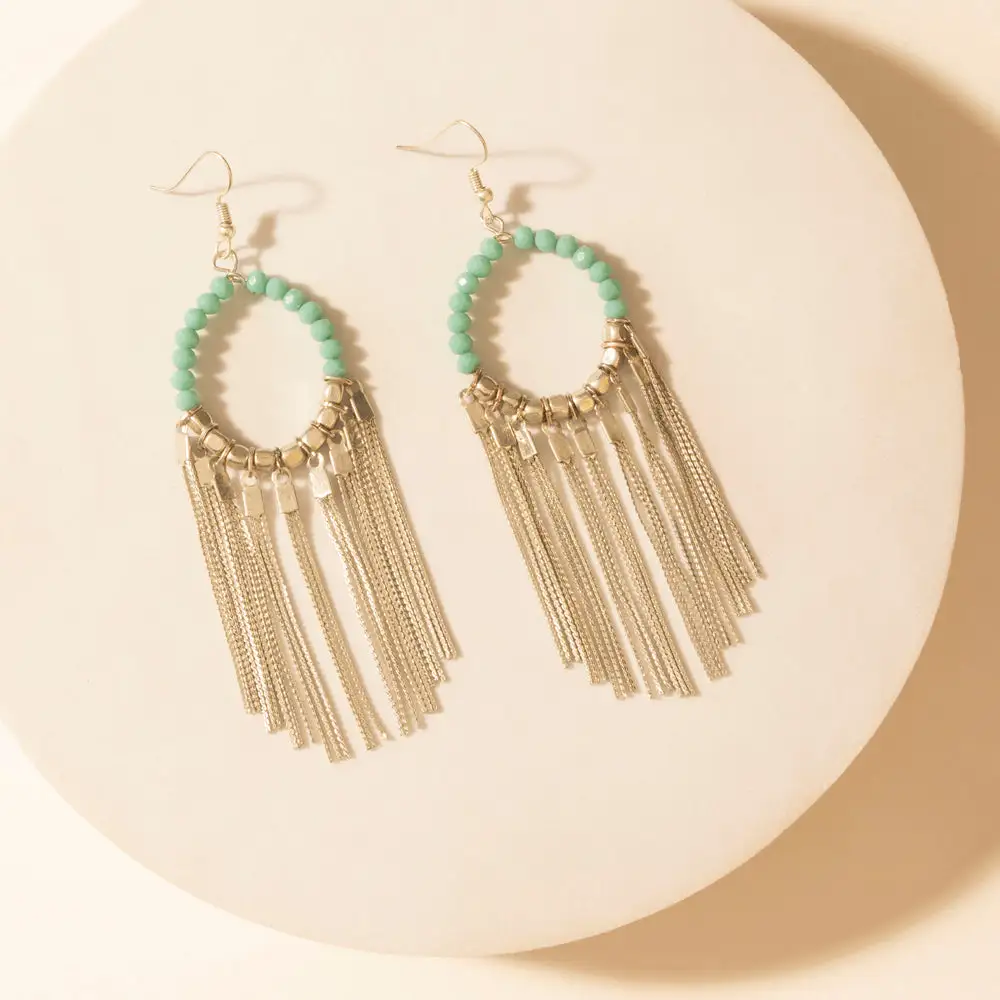 Timeless Rustic Artful Fringe Earrings