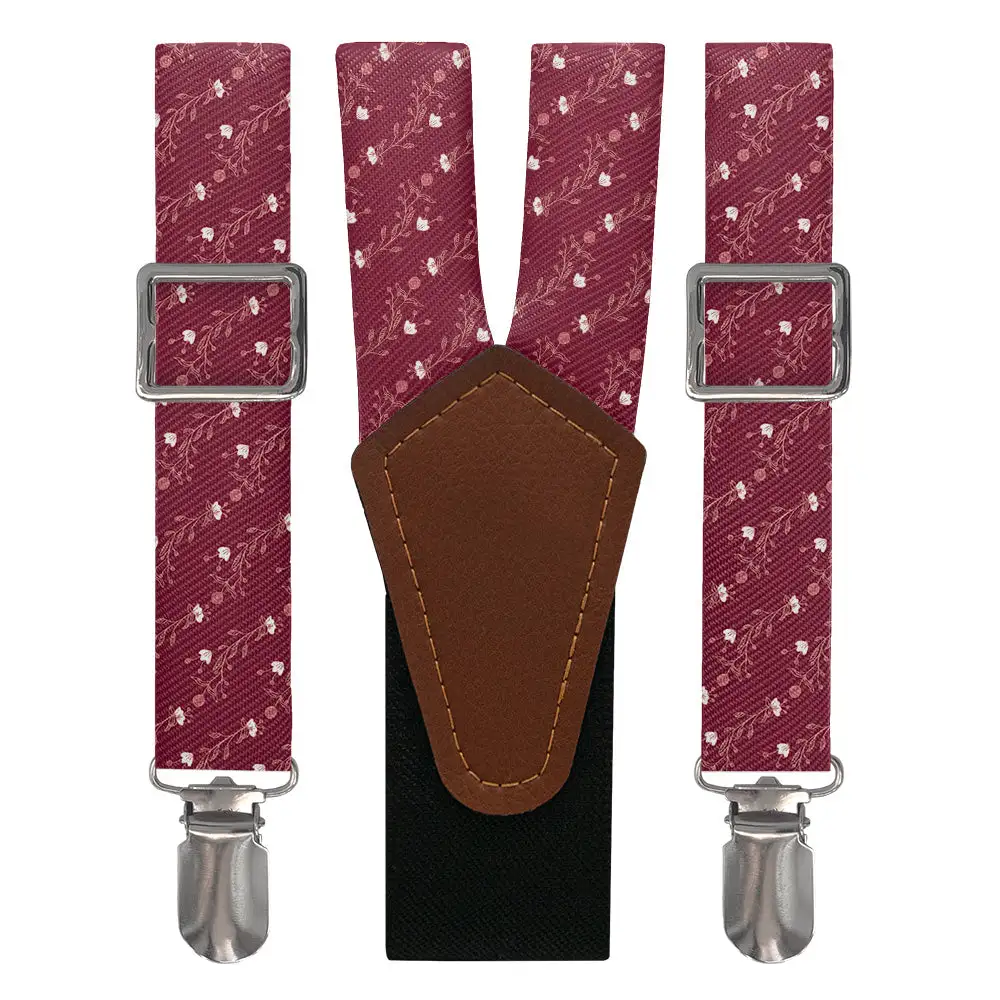 Riviere Floral Pattern Suspenders