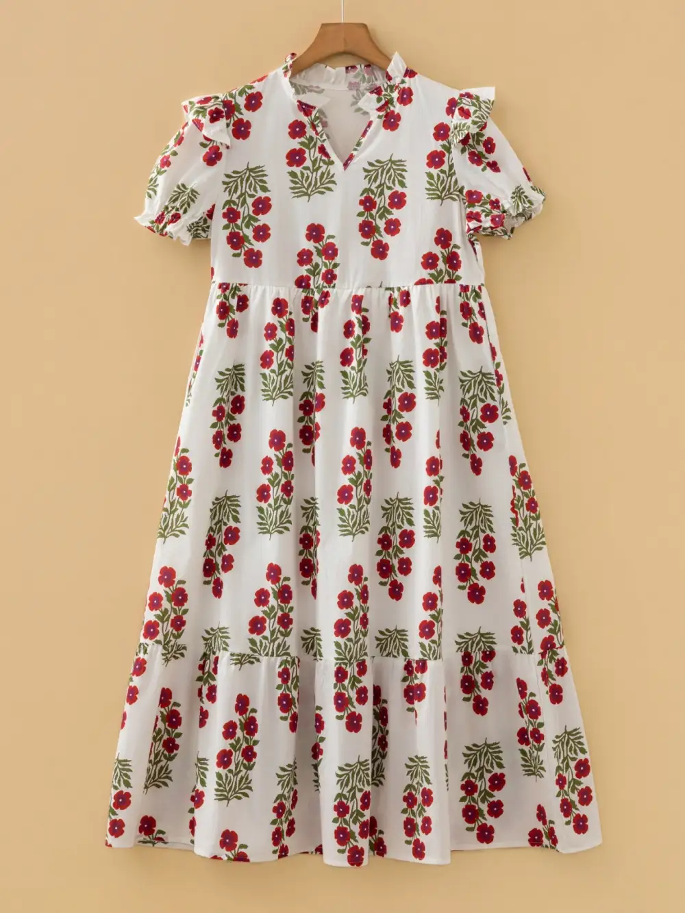 Comfort Fit Floral Printed Mini Dress