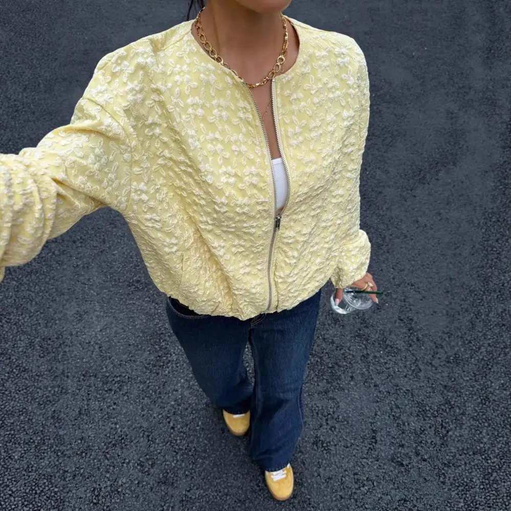 Baseball-Style Casual Outerwear Jacket