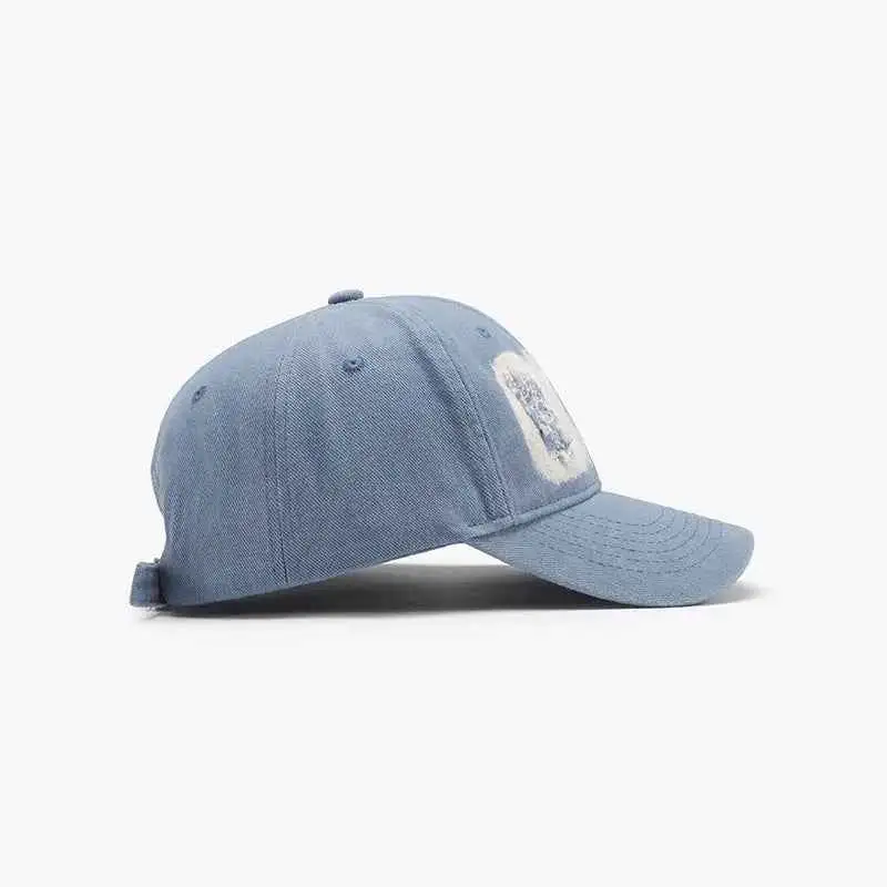 Wearable Distressed Cotton Baseball Hat