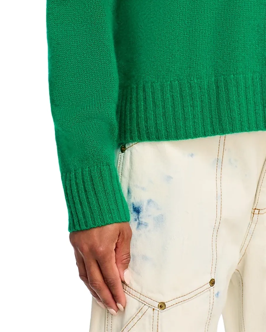 Pullover Style Cashmere Crewneck Sweater