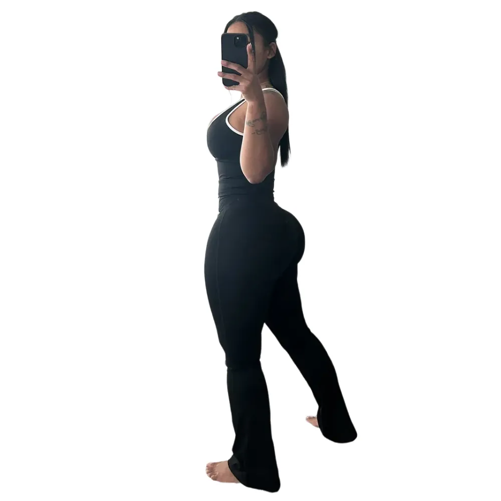 Strapless Backless Flare Set