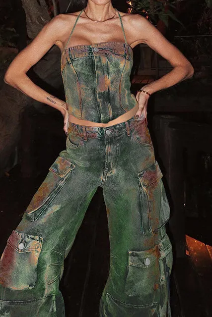 Cargo Classic-Fit Jeans