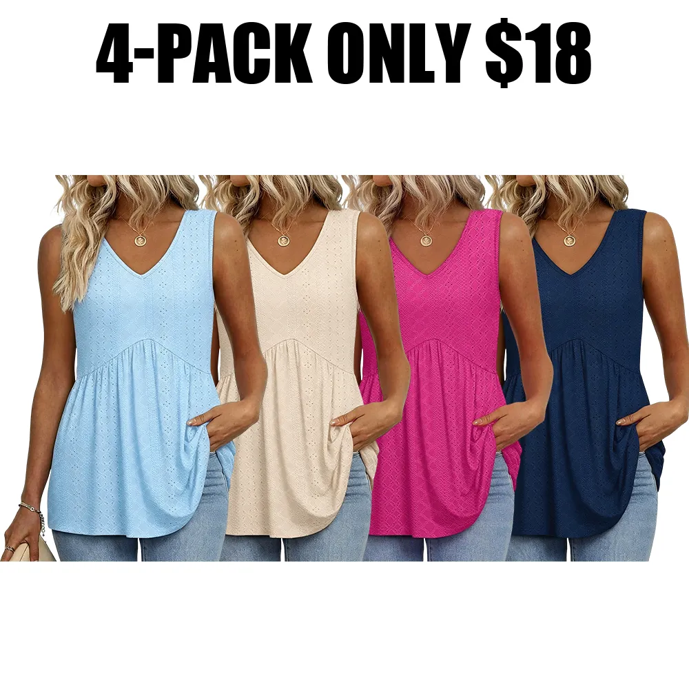 Women's V Neck Tank Tops
