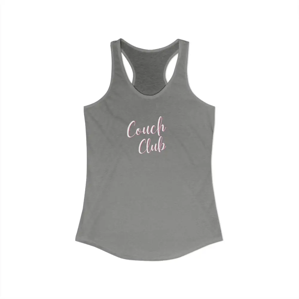 Couch Club Graphic Racerback Tank
