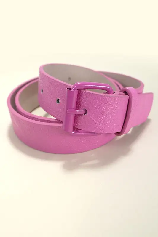Sleek Adjustable Buckle Belt
