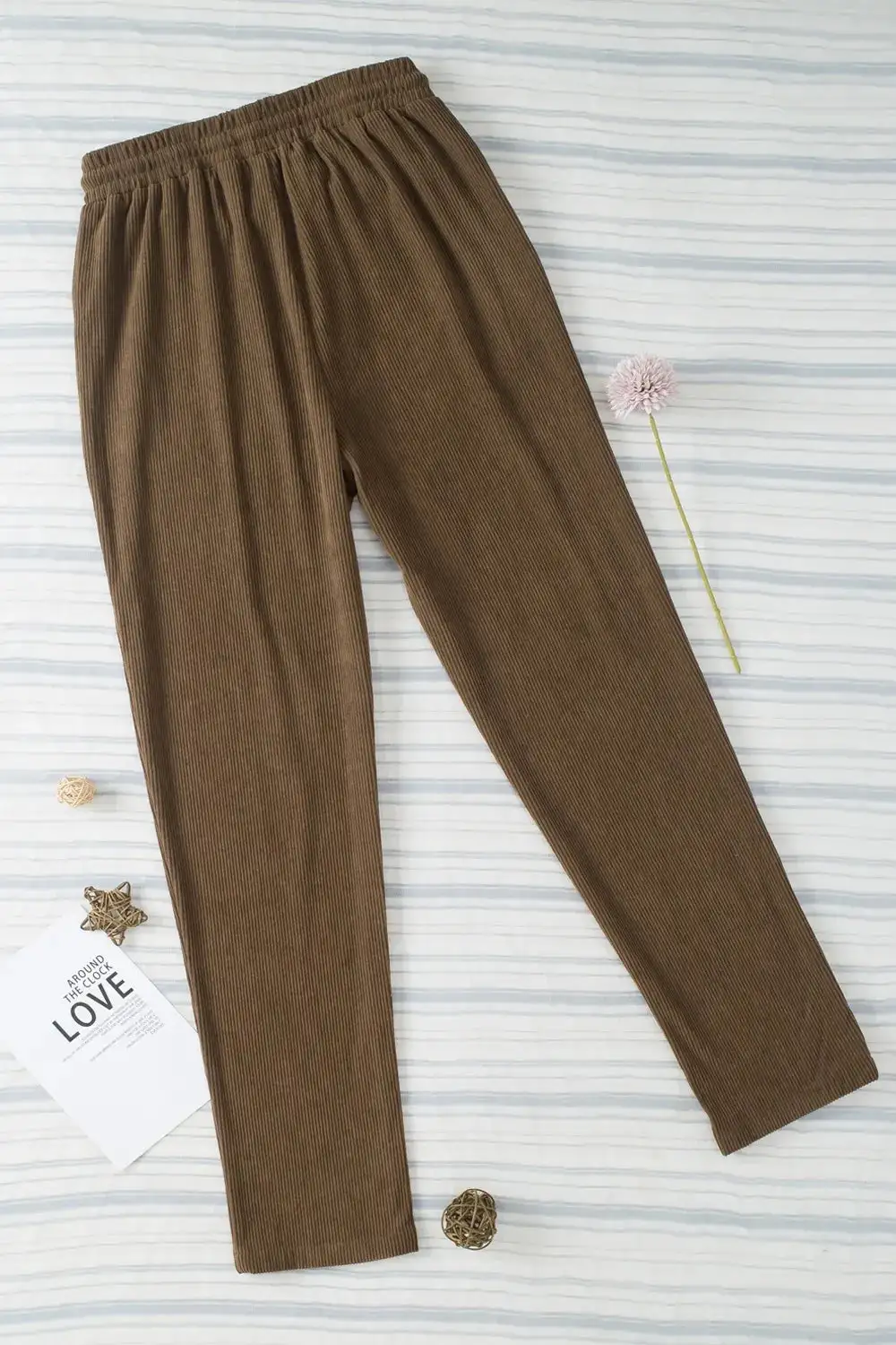 Straight Leg Drawstring Pants