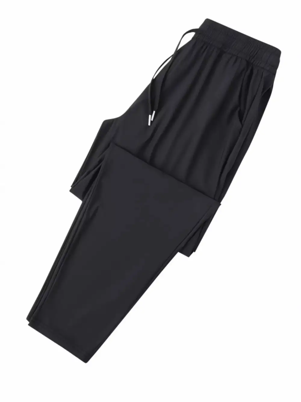 Men's Plus Size Casual Drawstring Wide Leg Pants