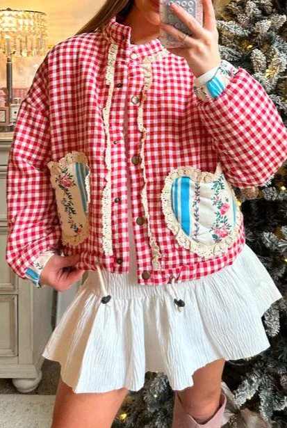Plaid Everyday Casual Jacket