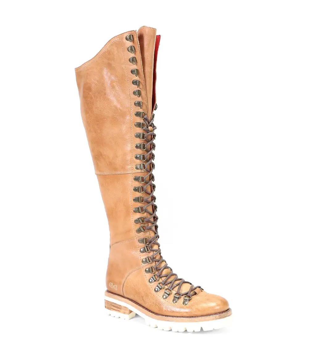 Side-Zip Lace-Up Hiker Boots