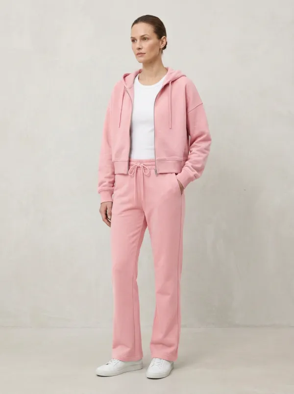 Classic Sporty Graphic Print Design Women's Hoodie And Jogger Set