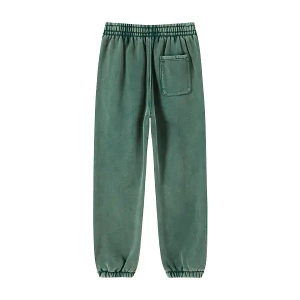 Washed Faded Baggy Fit Men's Jogger Pants
