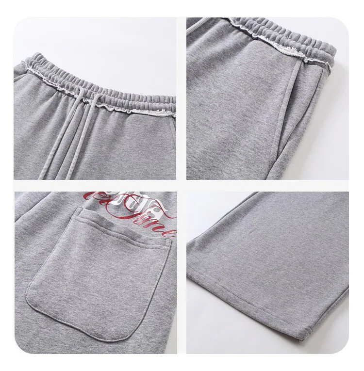 Embroidered Ruched Wide-Leg Pants with Plaid Scarf