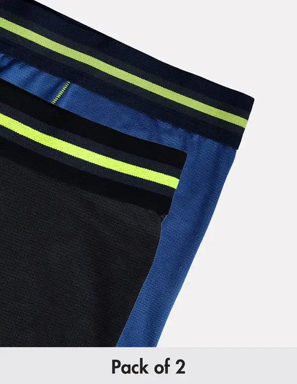 Balanced Stretch Colorblock Multipack Trunks