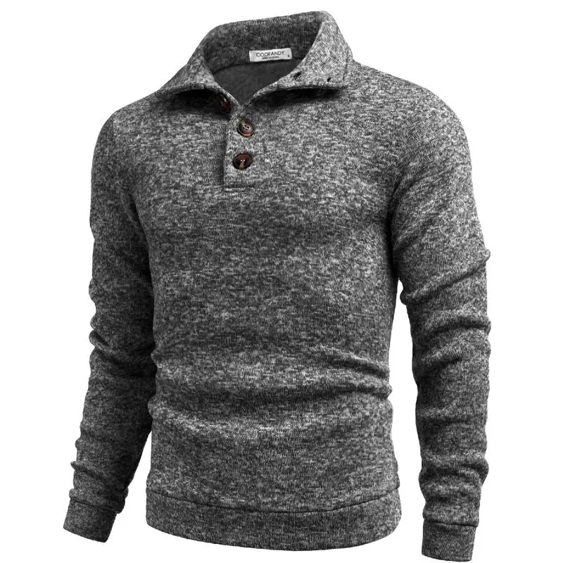 🧶 Men's Fitted Long Sleeve Pullover Sweater